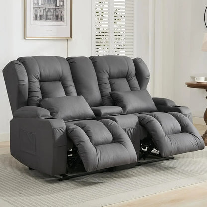 Recliner Sofa & Console, Wall Hugger Reclining RV,  RV Theater Seats, Theater Seating, Home Theater Seating