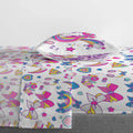 Jojo Siwa Retro Rainbow 5 Piece Twin Bed-In-A-Bag, 100% Microfiber
