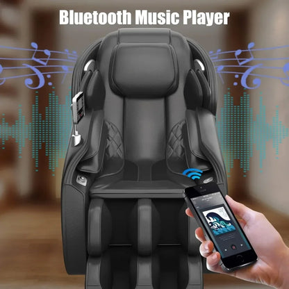 Full Body Zero Gravity Massage Chair with Heat, Body Scan, Bluetooth, Foot Roller, APPControl, SL-Track Shiatsu Massage Recliner