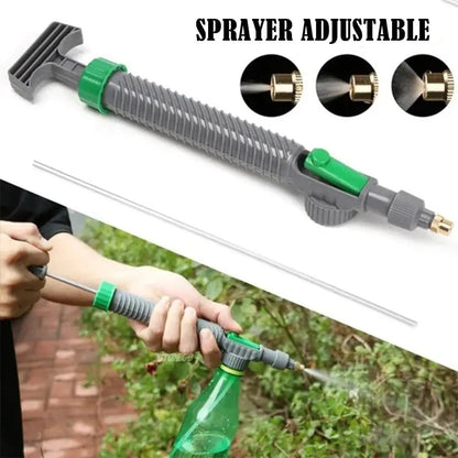 1 Set-Adjustable Beverage Bottle Sprayer Watering Flower Sprinkler Sprinkler Pressure Atomizer Nozzle Gardening Tools ﻿