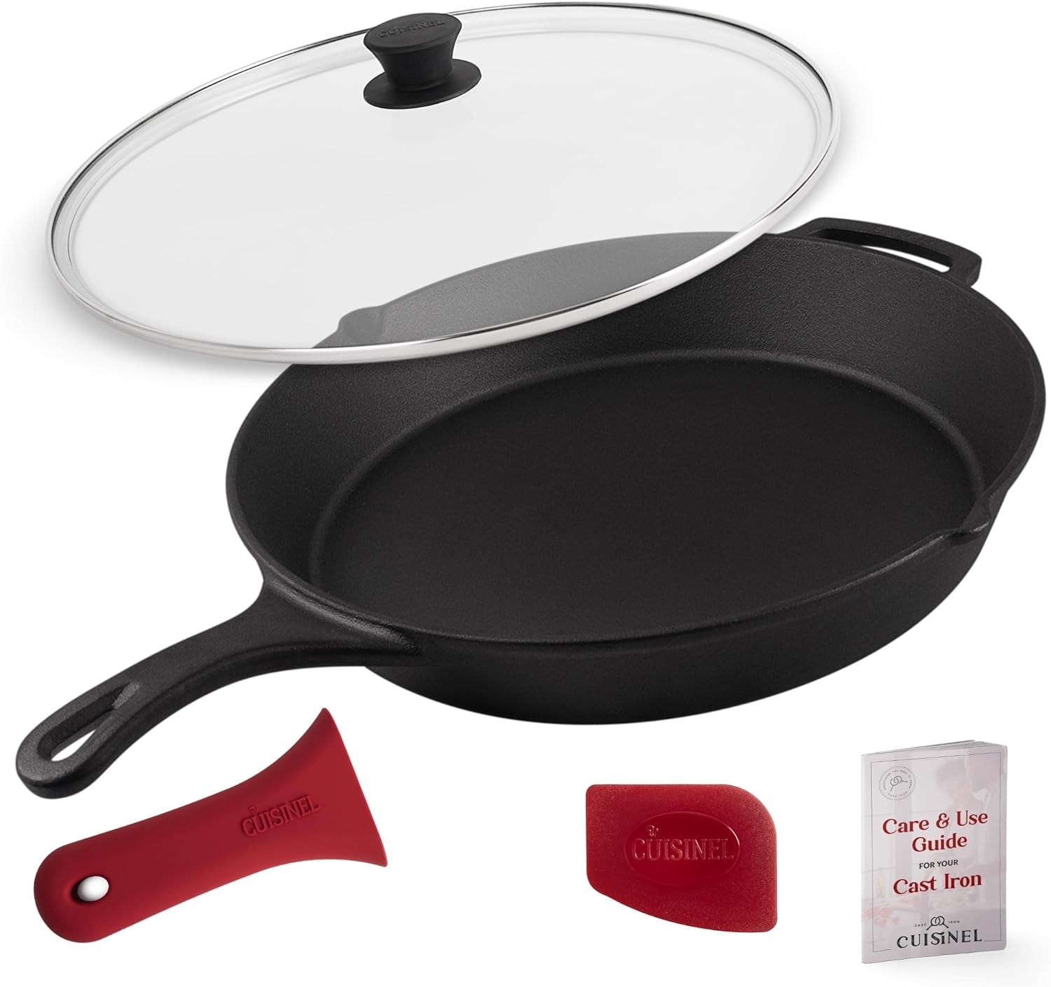 Cuisinel Cast Iron Skillets Set 