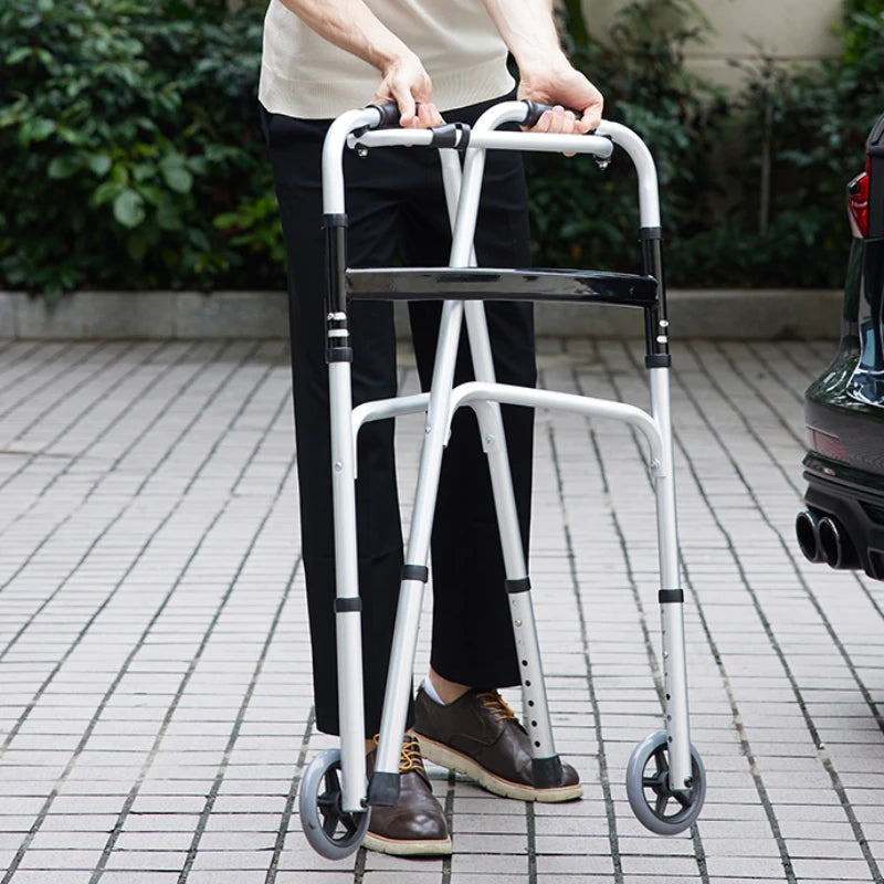 Elderly Chair Adjustable Heights Portable Couch Rails Assistance Stand Up Shower Seat Removable Trolleys Suction Wheelchair