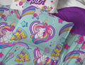 Jojo Siwa Retro Rainbow 5 Piece Twin Bed-In-A-Bag, 100% Microfiber