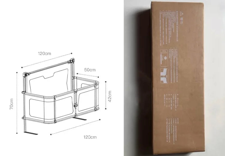 2023 Baby Products  Baby Bassinet in Bed Crib  Baby Newborn In-bed Guard Rail
