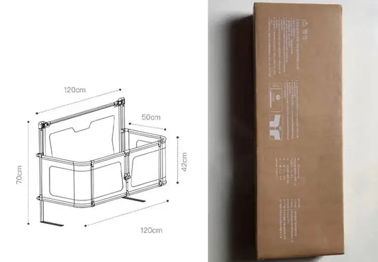 2023 Baby Products  Baby Bassinet in Bed Crib  Baby Newborn In-bed Guard Rail